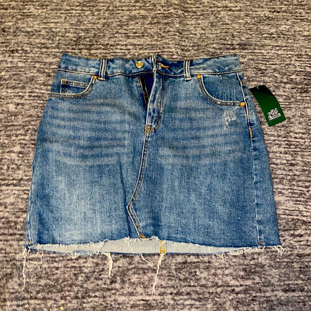 Jean Mini Skirt